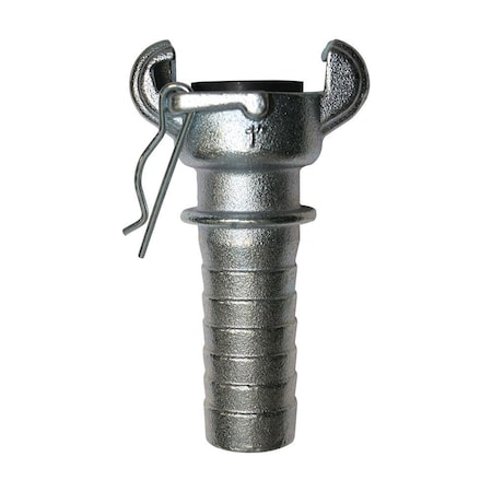 Interstate Pneumatics 1 Inch Straight Through Hose Barb Jack Hammer Coupler CU-903